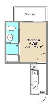 西荻窪駅 徒歩8分 3階の物件間取画像